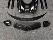 CARBON FRONT LIP for LAMBORGHINI REVUELTO 2023+

Set includes:

Front Lip
Mirror Covers
Side Skirts
Hood Trim
Rear spoiler
Rear Engine Lid
Rear Diffuser

Material:&nbsp;Carbon

NOTE: Professional installation is required.

Why “Contact Us for Pricing”?

We don’t display fixed prices because our goal is to offer you the most competitive deal possible. Product costs often decrease over time, and by requesting a quote, you’ll receive our most up-to-date price on market.

SECURED PAYMENT METHODS&nbsp;
PayPal (+