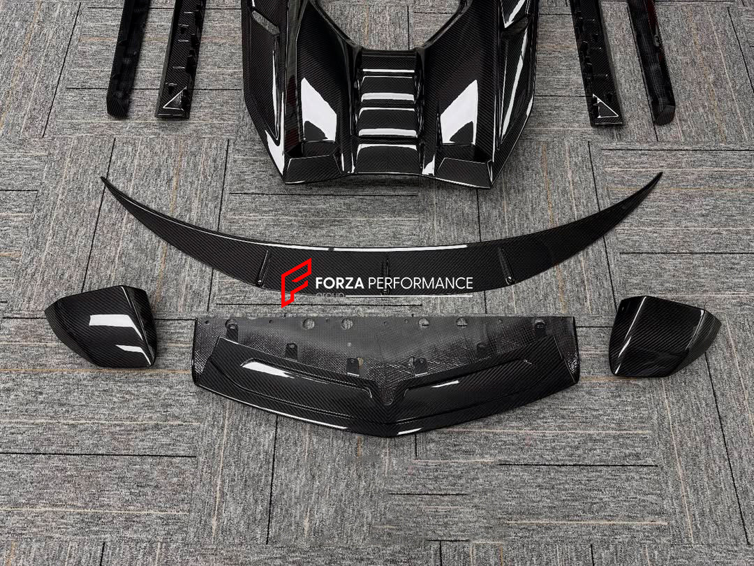 CARBON FRONT LIP for LAMBORGHINI REVUELTO 2023+

Set includes:

Front Lip
Mirror Covers
Side Skirts
Hood Trim
Rear spoiler
Rear Engine Lid
Rear Diffuser

Material:&nbsp;Carbon

NOTE: Professional installation is required.

Why “Contact Us for Pricing”?

We don’t display fixed prices because our goal is to offer you the most competitive deal possible. Product costs often decrease over time, and by requesting a quote, you’ll receive our most up-to-date price on market.

SECURED PAYMENT METHODS&nbsp;
PayPal (+