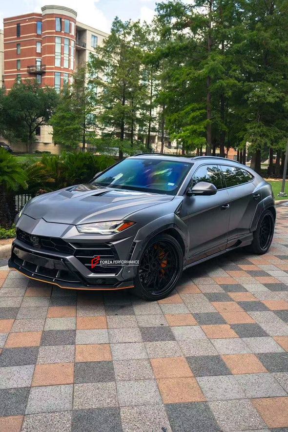 DRY CARBON BODY KIT FOR LAMBORGHINI URUS R-Style

Set includes:

Front Lip
Hood
Fender Flares
Side Skirts
Rear Spoiler
Rear Diffuser

Material: Dry Carbon

Note: Professional installation is required

CONTACT US FOR PRICING