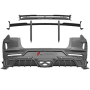 CARBON BODY KIT for Lamborghini Urus 2018+
Set includes:

Front Bumper
Front Bimper Fins
Front Lip
Hood Bonnet
Side Mirror Covers
Front Fenders
Front Fender Vents
Side Skirts
Rear Fenders
Roof Spoiler
Rear Spoiler Wing
Rear Bumper
Rear Diffuser
Material: Carbon

NOTE: Professional installation is required.