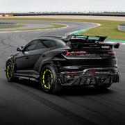 CARBON BODY KIT for Lamborghini Urus 2018+
Set includes:

Front Bumper
Front Bimper Fins
Front Lip
Hood Bonnet
Side Mirror Covers
Front Fenders
Front Fender Vents
Side Skirts
Rear Fenders
Roof Spoiler
Rear Spoiler Wing
Rear Bumper
Rear Diffuser
Material: Carbon

NOTE: Professional installation is required.