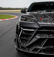 CARBON BODY KIT for Lamborghini Urus 2018+
Set includes:

Front Bumper
Front Bimper Fins
Front Lip
Hood Bonnet
Side Mirror Covers
Front Fenders
Front Fender Vents
Side Skirts
Rear Fenders
Roof Spoiler
Rear Spoiler Wing
Rear Bumper
Rear Diffuser
Material: Carbon

NOTE: Professional installation is required.