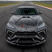 CARBON BODY KIT for Lamborghini Urus 2018+
Set includes:

Front Bumper
Front Bimper Fins
Front Lip
Hood Bonnet
Side Mirror Covers
Front Fenders
Front Fender Vents
Side Skirts
Rear Fenders
Roof Spoiler
Rear Spoiler Wing
Rear Bumper
Rear Diffuser
Material: Carbon

NOTE: Professional installation is required.