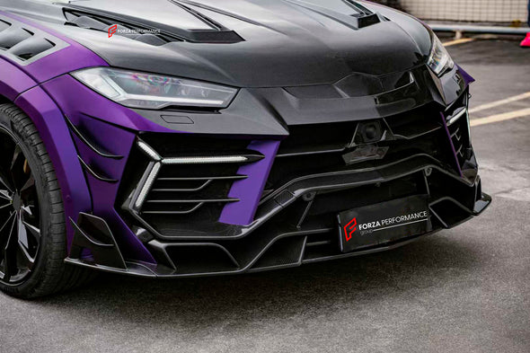 CARBON BODY KIT for LAMBORGHINI URUS S PERFORMANTE

Set includes:

Front Bumper
Hood
Side Fenders
Side Skirts
Roof Spoiler
Rear Spoiler
Rear Bumper
Exhaust Tips
Exhaust System

Material: Carbon Fiber

Note: Professional installation is required.

CONTACT US FOR PRICING

Payment ►
Visa
Mastercard
PayPal with a credit card (add 4.4% at checkout)
Payoneer
Cryptocurrency
Shipment ►
By express DHL/UPS/TNT/FedEx
To the local international airport
Special line by air
Special line by the sea
To Europe and the UK by