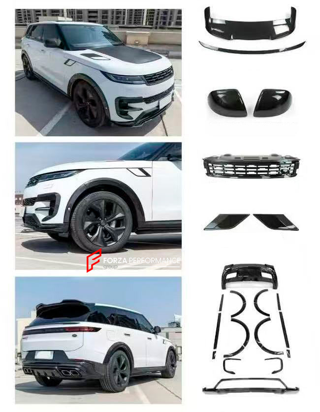 CARBON BODY KIT for LAND ROVER RANGE ROVER SPORT L461 2022+
Set includes:
Front Lip
Front Air Vent Trims
Front Grille
Fender Flares
Side Mirror Covers
Side Skirts
Roof Spoiler
Lip Spoiler
Rear Bumper
Material: Carbon Fiber
Note: Each part can be sent separately. If you need, please contact us.
Payment ►
Visa
Mastercard
PayPal with a credit card (add 4.4% at checkout)
Payoneer
Cryptocurrency
Shipment ►
By express DHL/UPS/TNT/FedEx
To the local international airport
Special line by air
Special line by th