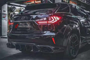 CARBON BODY KIT for LEXUS RX300 AL20 2015 - 2019 FORZA PERFORMANCE custom fit Aimgain Style
Set includes:

Front Lip
Fender Flares
Side Skirts
Rear Diffuser
Material: Carbon

NOTE: Professional installation is required.