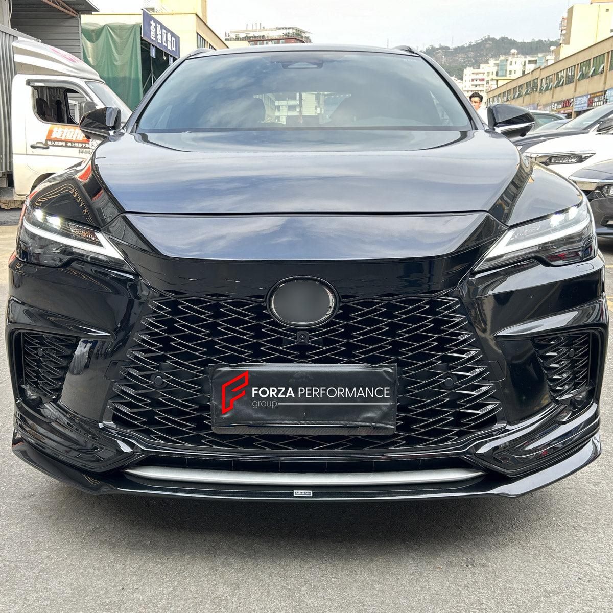 CARBON BODY KIT for LEXUS RX350 AL30 2022+ FORZA PERFORMANCE custom fit Aimgain Style
Set includes:

Front Lip
Side Skirts
Ducktail Spoiler
Rear Diffuser
Material: Carbon, Plastic

NOTE: Professional installation is required.