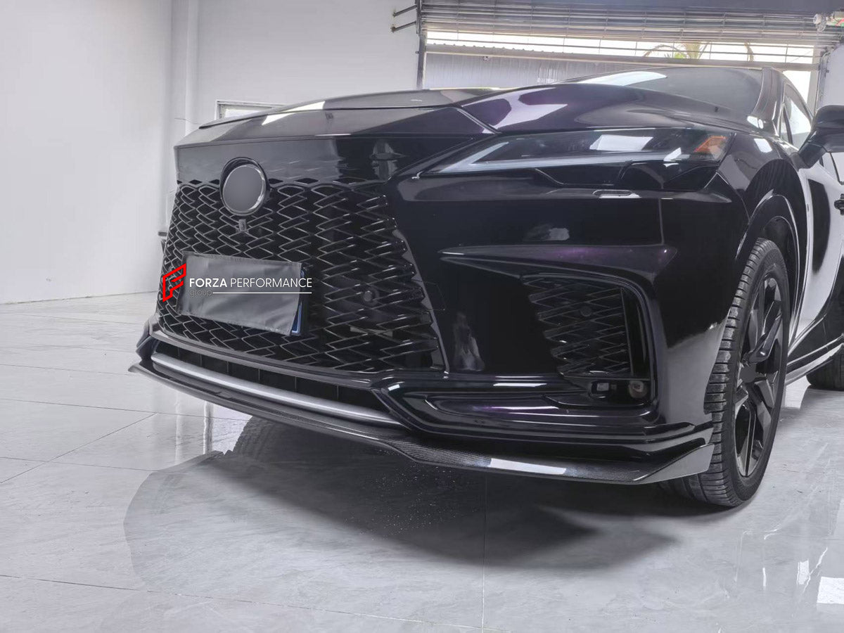 CARBON BODY KIT for LEXUS RX350 AL30 2022+ FORZA PERFORMANCE custom fit Aimgain Style
Set includes:

Front Lip
Side Skirts
Ducktail Spoiler
Rear Diffuser
Material: Carbon, Plastic

NOTE: Professional installation is required.