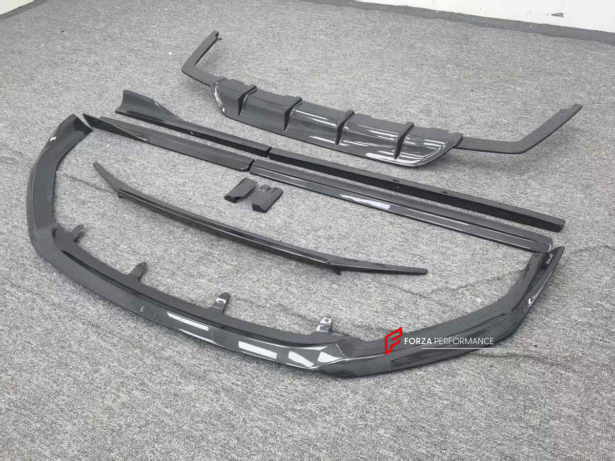 CARBON BODY KIT for LEXUS RX350 AL30 2022+ FORZA PERFORMANCE custom fit Aimgain Style
Set includes:

Front Lip
Side Skirts
Ducktail Spoiler
Rear Diffuser
Material: Carbon, Plastic

NOTE: Professional installation is required.