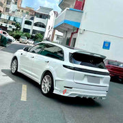CARBON BODY KIT FOR LIXIANG L9 2023+

Set includes:

Front Lip
Front Bumper Trims
Fender Flares
Side Skirts

Roof Spoiler
Rear Spoiler
Rear Diffuser

Material: Carbon Fiber

Note: Professional installation is required