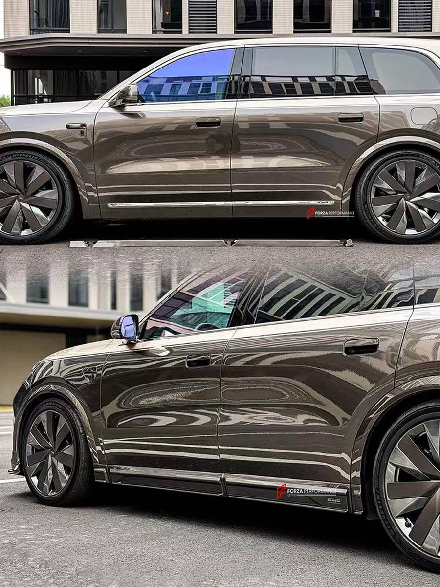 CARBON BODY KIT for LIXIANG L9 LIVIS 2026+
Set includes:

Front Lip
Side Skirts
Rear Diffuser
Rear Spoiler
Material: Carbon

NOTE: Professional installation is required.