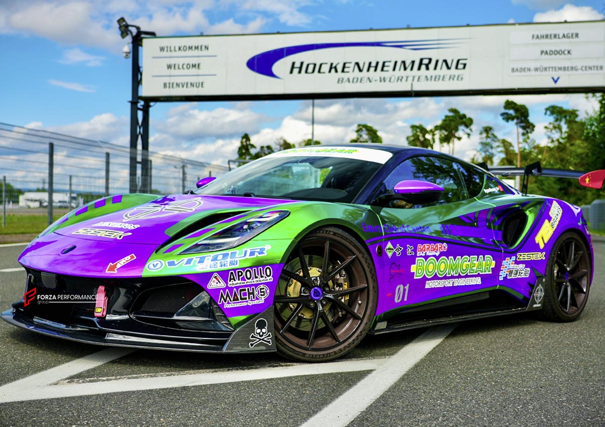 Carbon Body Kit for Lotus Emira 2022+
Set includes:

Front Lip
Side Skirts
Diffuser
Wing Spoiler
Material: Carbon (Can be made in Forged Carbon)

NOTE: Professional installation is required.