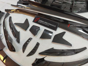 CARBON BODY KIT for LOTUS EMIRA

Set includes:

Roof
Hood
Front Lip
Front Bumper Air Vents
Front Canards
Rear Fender Air Vents
Side Skirts
Rear Diffuser
Rear Spoiler
Rear Spoiler Cover
Door Pedals
Engine Hood Cover
Rear Air Duct
Side Mirrors
Engine Grille

Material: Carbon