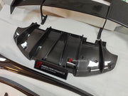 CARBON BODY KIT for LOTUS EMIRA

Set includes:

Roof
Hood
Front Lip
Front Bumper Air Vents
Front Canards
Rear Fender Air Vents
Side Skirts
Rear Diffuser
Rear Spoiler
Rear Spoiler Cover
Door Pedals
Engine Hood Cover
Rear Air Duct
Side Mirrors
Engine Grille

Material: Carbon