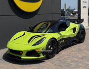 CARBON BODY KIT for LOTUS EMIRA

Set includes:

Roof
Hood
Front Lip
Front Bumper Air Vents
Front Canards
Rear Fender Air Vents
Side Skirts
Rear Diffuser
Rear Spoiler
Rear Spoiler Cover
Door Pedals
Engine Hood Cover
Rear Air Duct
Side Mirrors
Engine Grille
Material: Carbon

Note: Professional installation is required.
