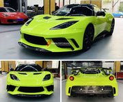 CARBON BODY KIT for LOTUS EVORA GT 2019 - 2021

Set Include:

Front Bumper

Fender Flares
Side Skirts

Rear Spoiler
Rear Diffuser

Material: Carbon


Note: Professional installation is required.

Why “Contact Us for Pricing”?

We don’t display fixed prices because our goal is to offer you the most competitive deal possible. Product costs often decrease over time, and by requesting a quote, you’ll receive our most up-to-date price on market.

SECURED PAYMENT METHODS&nbsp;
PayPal (+4.4% fee)
Visa / Mastercard