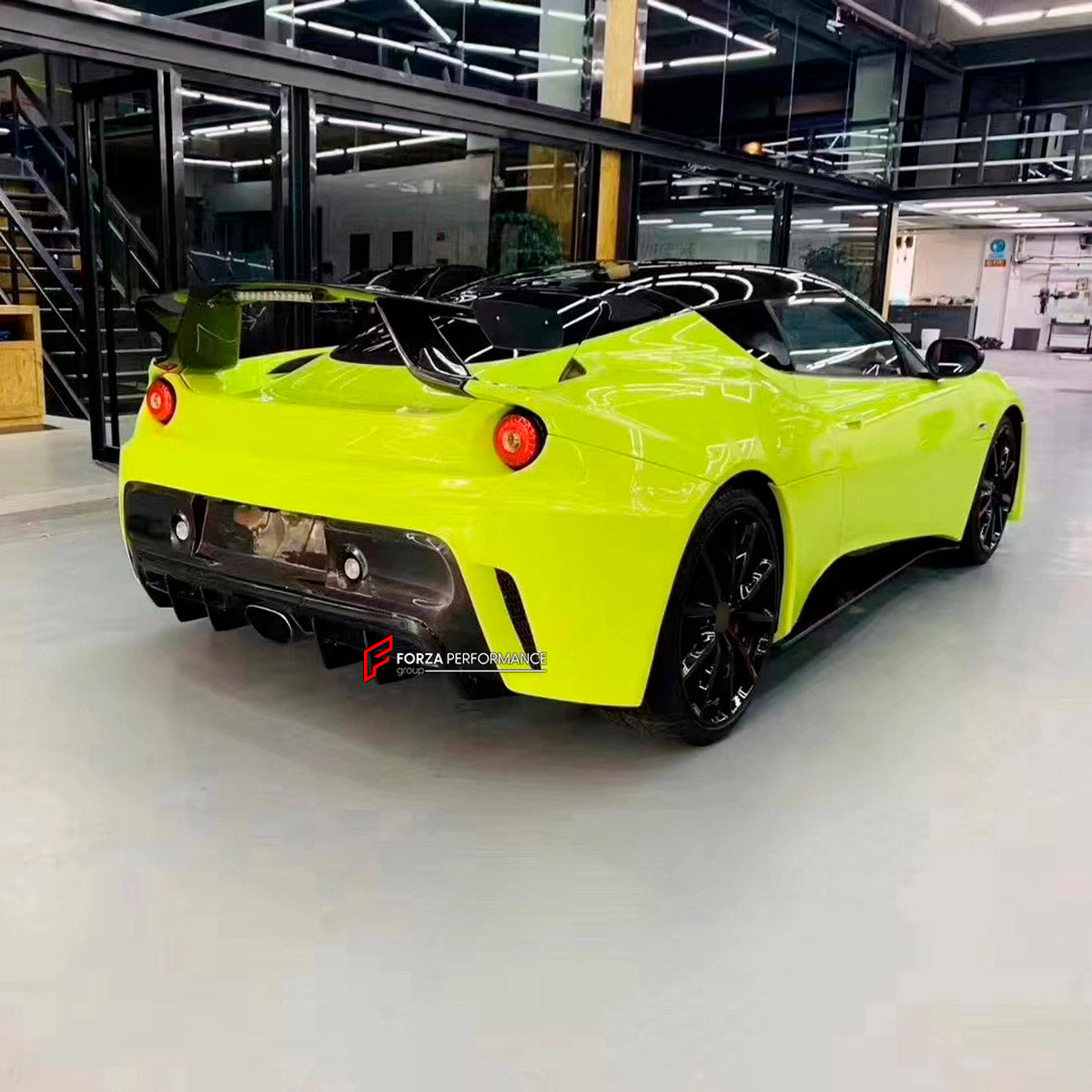 CARBON BODY KIT for LOTUS EVORA GT 2019 - 2021

Set Include:

Front Bumper
Fender Flares
Side Skirts
Rear Spoiler
Rear Diffuser
Material: Carbon

Note: Professional installation is required.