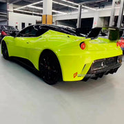 CARBON BODY KIT for LOTUS EVORA GT 2019 - 2021

Set Include:

Front Bumper
Fender Flares
Side Skirts
Rear Spoiler
Rear Diffuser
Material: Carbon

Note: Professional installation is required.