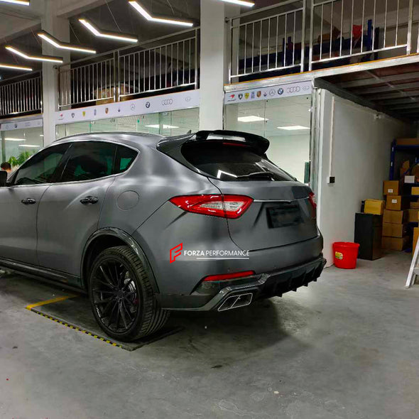 DRY CARBON BODY KIT for MASERATI LEVANTE 2016+

Set includes:

Front Lip
Front Grille
Front Vent Cover
Side fenders
Side Skirts
Rear Diffuser
Rear Spoiler
Roof Spoiler

Material: Carbon

NOTE: Professional installation is required

Contact us for pricing

Payment ►
Visa

Mastercard

PayPal with a credit card (add 4.4% at checkout)
Payoneer
Cryptocurrency
Shipment ►
By express DHL/UPS/TNT/FedEx
To the local international airport
Special line by air
Special line by the sea
To Europe and the UK by train

Pleas