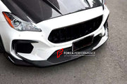 CARBON BODY KIT FOR MASERATI QUATTROPORTE 2013+  Set includes:  Front Bumper Hood Bonnet Side Fenders Side skirts Rear Bumper Spoiler Material: Carbon + Fiberglass