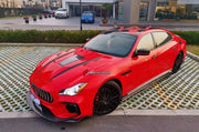 CARBON BODY KIT for Maserati Quattroporte VI M156 2020 - 2024
Set includes:

Front Bumper
Front Lip
Hood Bonnet
Front Fenders
Side Skirts
Ducktail Spoiler
Rear Bumper
Rear Bumper Splitters
Material: Carbon

NOTE: Professional installation is required.