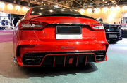 CARBON BODY KIT for Maserati Quattroporte VI M156 2020 - 2024
Set includes:

Front Bumper
Front Lip
Hood Bonnet
Front Fenders
Side Skirts
Ducktail Spoiler
Rear Bumper
Rear Bumper Splitters
Material: Carbon

NOTE: Professional installation is required.