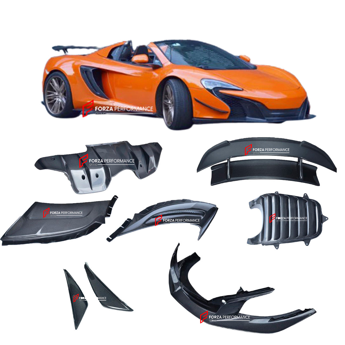 CARBON BODY KIT FOR MCLAREN 650S 2014-2017