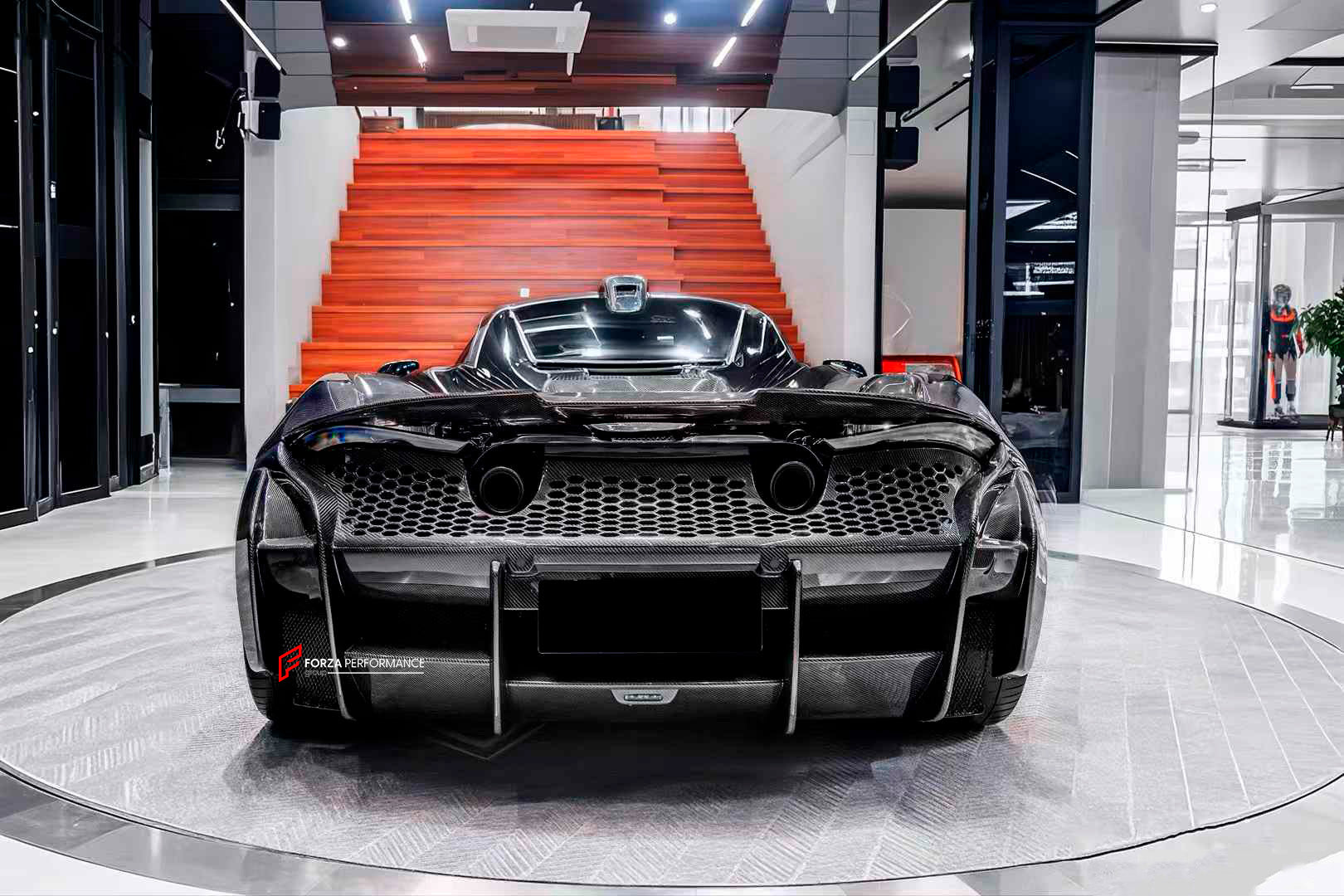 CARBON BODY KIT for MCLAREN 720S 2017 - 2023

Set includes:

Front Splitter / Front Lip Add-Ons
Front Bumper Insert
Front Bumper Canards
Hood / Bonnet
Front Fenders
Roof Air Vent Scoop
Side Skirts
Side Skirts Add-Ons

Rear Bumper 
Rear Diffuser
Rear Bumper Mesh
Rear Spoiler

Material: Carbon Fiber

Note: Professional installation is required.

CONTACT US FOR PRICING