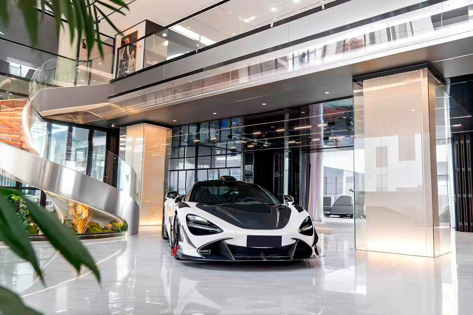 CARBON BODY KIT for MCLAREN 720S 2017 - 2023

Set includes:

Front Splitter / Front Lip Add-Ons
Front Bumper Insert
Front Bumper Canards
Hood / Bonnet
Front Fenders
Roof Air Vent Scoop
Side Skirts
Side Skirts Add-Ons

Rear Bumper 
Rear Diffuser
Rear Bumper Mesh
Rear Spoiler

Material: Carbon Fiber

Note: Professional installation is required.

CONTACT US FOR PRICING