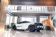 CARBON BODY KIT for MCLAREN 720S 2017 - 2023

Set includes:

Front Splitter / Front Lip Add-Ons
Front Bumper Insert
Front Bumper Canards
Hood / Bonnet
Front Fenders
Roof Air Vent Scoop
Side Skirts
Side Skirts Add-Ons

Rear Bumper 
Rear Diffuser
Rear Bumper Mesh
Rear Spoiler

Material: Carbon Fiber

Note: Professional installation is required.

CONTACT US FOR PRICING