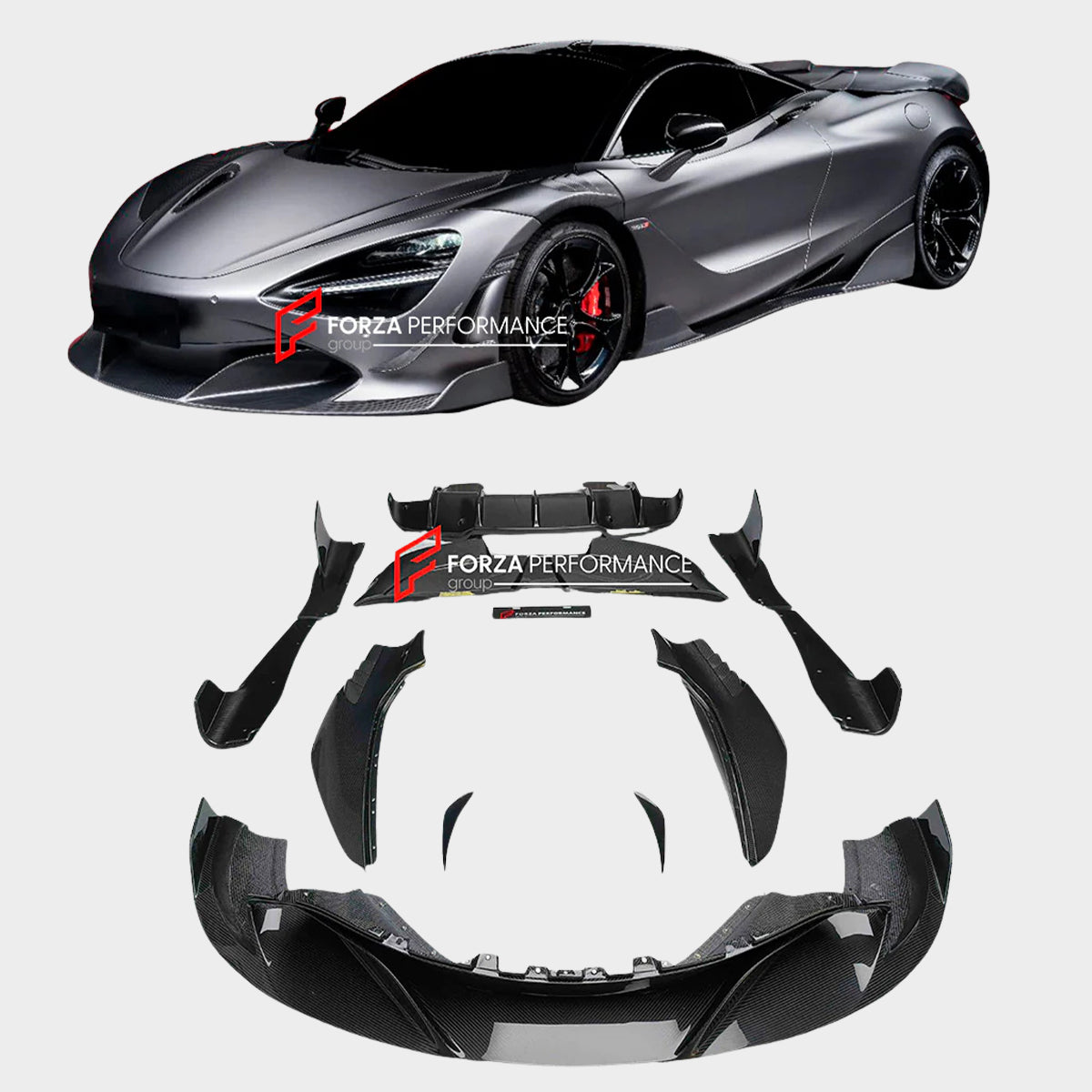 CARBON BODY KIT for MCLAREN 720S 2017 - 2023

Set includes:

Front Lip
Front Fenders

Front Canards
Side Skirts
Rear Spoiler

Rear Diffuser

Material: Dry Carbon

Note: Professional installation is required

CONTACT US FOR PRICING

 
Payment ►
Visa

Mastercard

PayPal with a credit card (add 4.4% at checkout)
Payoneer
Cryptocurrency
Shipment ►
By express DHL/UPS/TNT/FedEx
To the local international airport
Special line by air
Special line by the sea
To Europe and the UK by train

Please let us know which sh