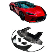 DRY CARBON BODY KIT for MCLAREN GT 2019 - 2024
Set includes:

Front Lip
Front Bumper Air Intake Trims
Side Mirror Covers
Side Skirts
Side Air Vents
Rear Diffuser
Ducktail Spoiler
Material: Dry Carbon

NOTE: Professional installation is required