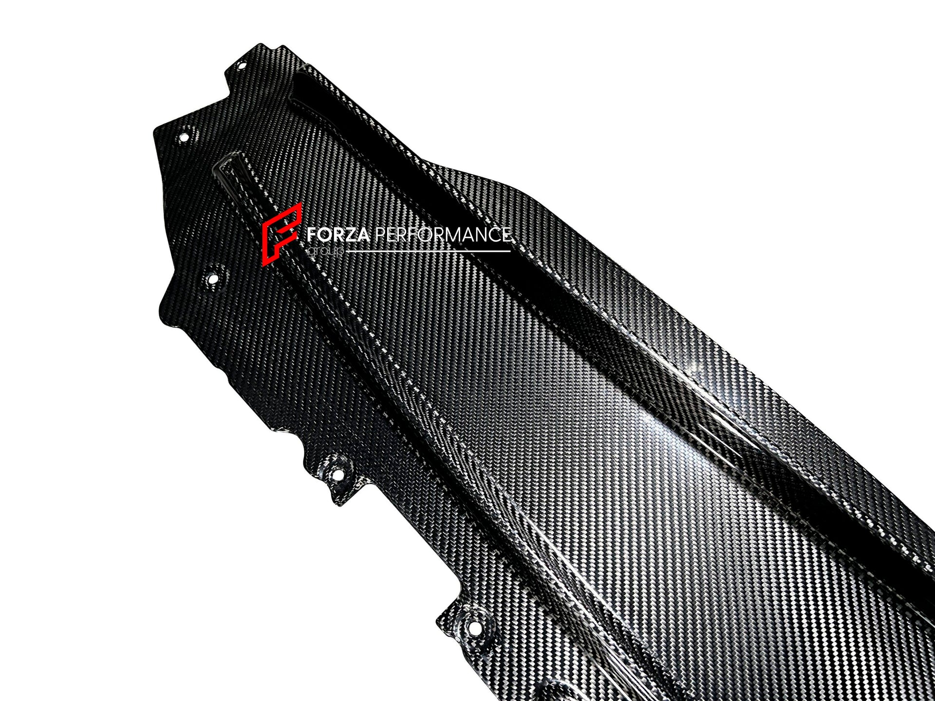 DRY CARBON BODY KIT for MCLAREN GT 2019 - 2024
Set includes:

Front Lip
Front Bumper Air Intake Trims
Side Mirror Covers
Side Skirts
Side Air Vents
Rear Diffuser
Ducktail Spoiler
Material: Dry Carbon

NOTE: Professional installation is required
