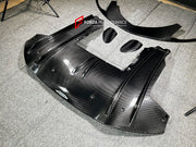 DRY CARBON BODY KIT for MCLAREN GT 2019 - 2024
Set includes:

Front Lip
Front Bumper Air Intake Trims
Side Mirror Covers
Side Skirts
Side Air Vents
Rear Diffuser
Ducktail Spoiler
Material: Dry Carbon

NOTE: Professional installation is required