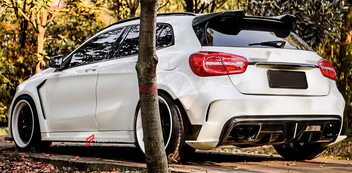 CARBON BODY KIT for MERCEDES BENZ A45 AMG W177 2019 - 2022

Set Include:

Front Lip
Hood / Bonnet
Fender Flares
Rear Diffuser
Material: Carbon

Note: Professional installation is required.