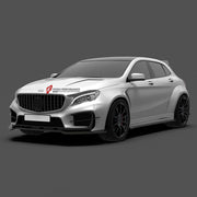CARBON BODY KIT for Mercedes Benz AMG GLA45 X156 2014 - 2020
Set includes:

Front Bumper
Front Lip
Hood Bonnet
Front Fenders
Side Skirts
Rear Fenders
Roof Spoiler
Rear Diffuser
Rear Bumper
Material: Carbon

NOTE: Professional installation is required.
