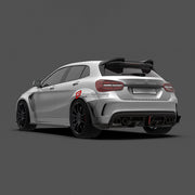 CARBON BODY KIT for Mercedes Benz AMG GLA45 X156 2014 - 2020
Set includes:

Front Bumper
Front Lip
Hood Bonnet
Front Fenders
Side Skirts
Rear Fenders
Roof Spoiler
Rear Diffuser
Rear Bumper
Material: Carbon

NOTE: Professional installation is required.
