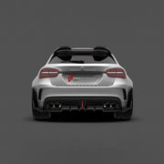 CARBON BODY KIT for Mercedes Benz AMG GLA45 X156 2014 - 2020
Set includes:

Front Bumper
Front Lip
Hood Bonnet
Front Fenders
Side Skirts
Rear Fenders
Roof Spoiler
Rear Diffuser
Rear Bumper
Material: Carbon

NOTE: Professional installation is required.