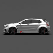 CARBON BODY KIT for Mercedes Benz AMG GLA45 X156 2014 - 2020
Set includes:

Front Bumper
Front Lip
Hood Bonnet
Front Fenders
Side Skirts
Rear Fenders
Roof Spoiler
Rear Diffuser
Rear Bumper
Material: Carbon

NOTE: Professional installation is required.