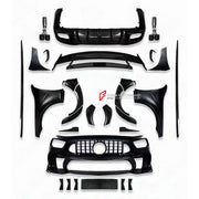 CARBON BODY KIT for MERCEDES-BENZ AMG GT43 GT50 GT53 GT63 S X290 4-DOOR COUPE 2018+ FORZA PERFORMANCE custom fit B900 Style

Set includes:
Front Lip
Front Bumper Assembly
Front Grille
Front Fenders
Fender Flares
Side Skirts
Rear Fenders
Rear Spoiler Wing
Rear Diffuser
Exhaust Tips

Material: Carbon

NOTE: Professional installation is required.