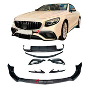 CARBON BODY KIT for MERCEDES BENZ AMG S63 COUPE C217 2018 - 2021

Set includes:

Front Lip

Front Bumper Air Vents Trims
Rear Spoiler

Rear Bumper Trims
Rear Diffuser
Exhaust Tips

Material: Dry Carbon Fiber

Note: Professional installation is required. This body only fits the S63 Coupe or s300 s450 with our S63 bumper.

Why “Contact Us for Pricing”?

We don’t display fixed prices because our goal is to offer you the most competitive deal possible. Product costs often decrease over time, and by requesting a