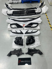 CARBON BODY KIT for MERCEDES BENZ AMG S63 COUPE C217 2018 - 2021

Set includes:

Front Lip

Front Bumper Air Vents Trims
Rear Spoiler

Rear Bumper Trims
Rear Diffuser
Exhaust Tips

Material: Dry Carbon Fiber

Note: Professional installation is required. This body only fits the S63 Coupe or s300 s450 with our S63 bumper.

Why “Contact Us for Pricing”?

We don’t display fixed prices because our goal is to offer you the most competitive deal possible. Product costs often decrease over time, and by requesting a