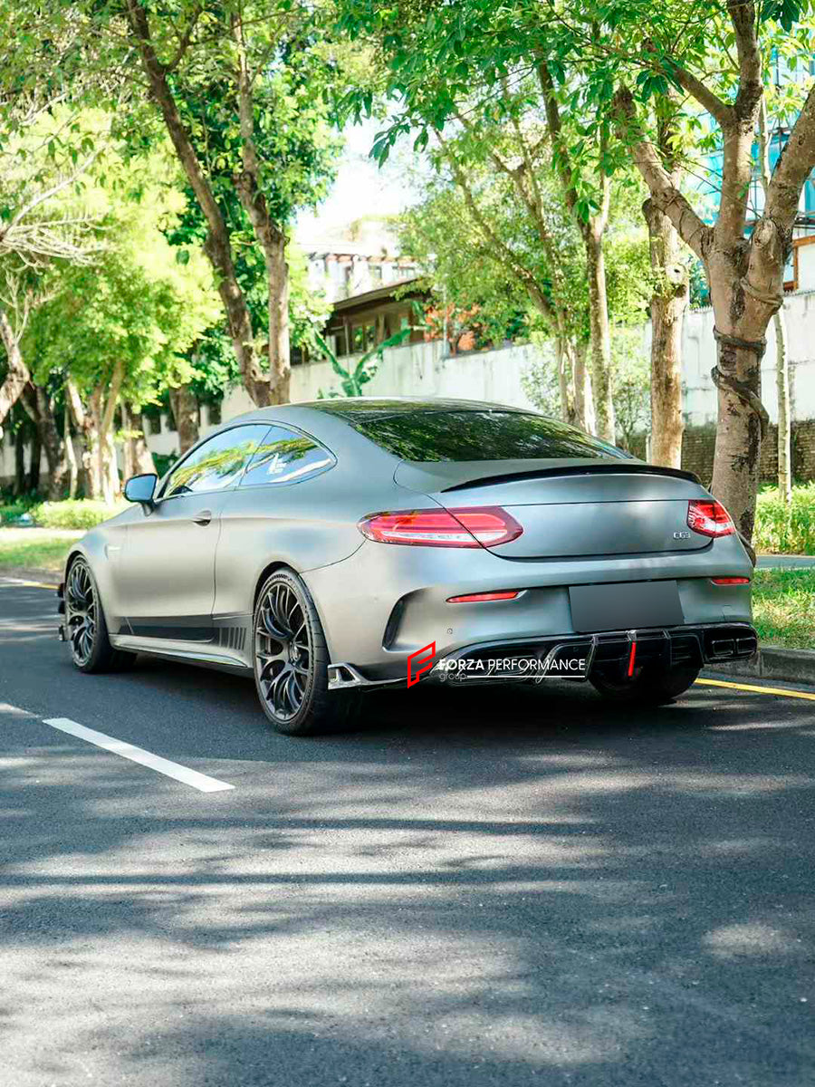 DRY CARBON BODY KIT for MERCEDES BENZ C63 AMG W205 2015 - 2023



Set includes:

Front Lip
Front Bumper Canards
Rear Diffuser
Rear Spoiler

Material: Carbon

NOTE: Professional installation is required
