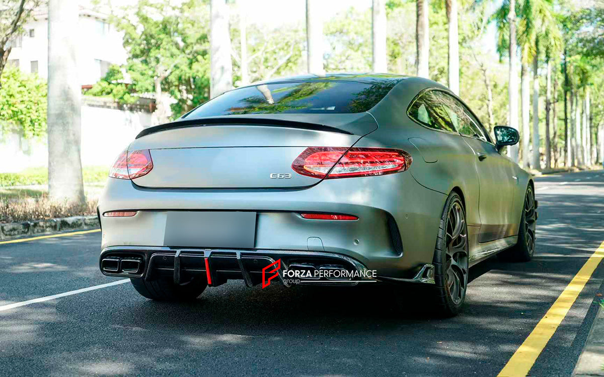 DRY CARBON BODY KIT for MERCEDES BENZ C63 AMG W205 2015 - 2023



Set includes:

Front Lip
Front Bumper Canards
Rear Diffuser
Rear Spoiler

Material: Carbon

NOTE: Professional installation is required