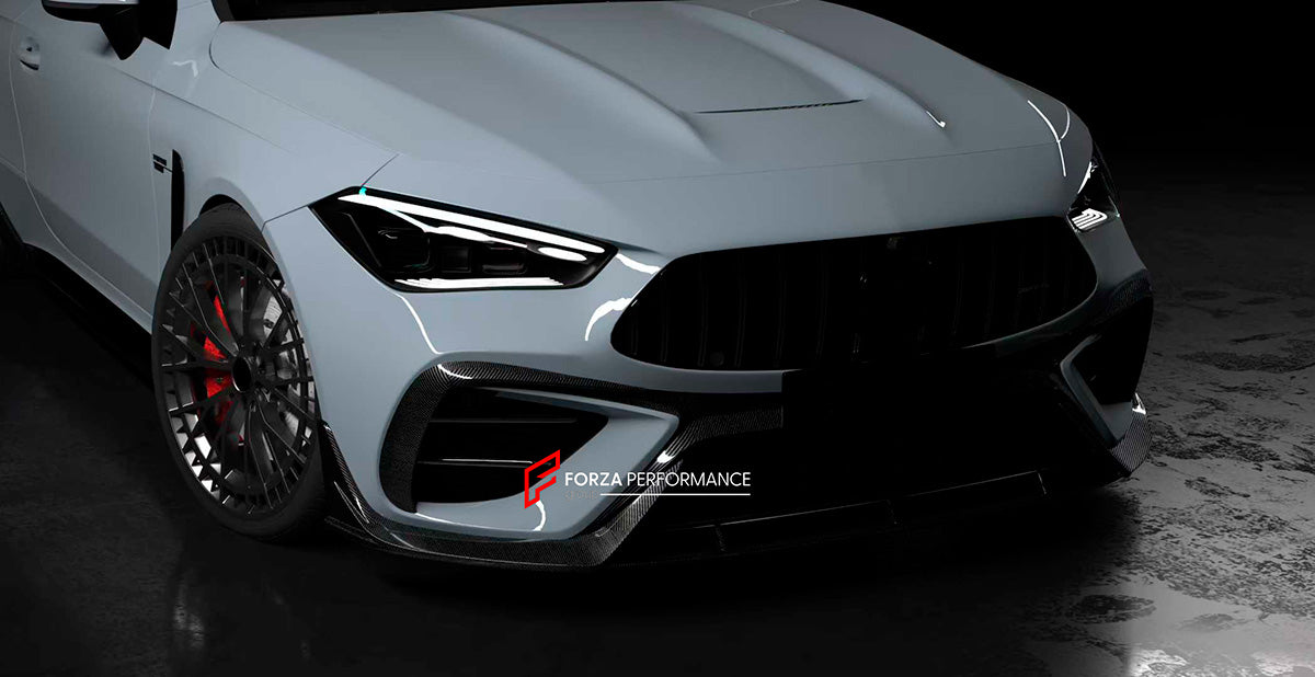 CARBON BODY KIT for MERCEDES-BENZ CLE53 AMG COUPE 2025+

Set includes:

Front Lip
Front Bumper Trims
Front Fender Trims
Side Skirts
Rear Wing Spoiler
Rear Duck Spoiler
Rear Bumper Trims
Rear Diffuser

Material: Carbon Fiber

NOTE: Professional installation is required