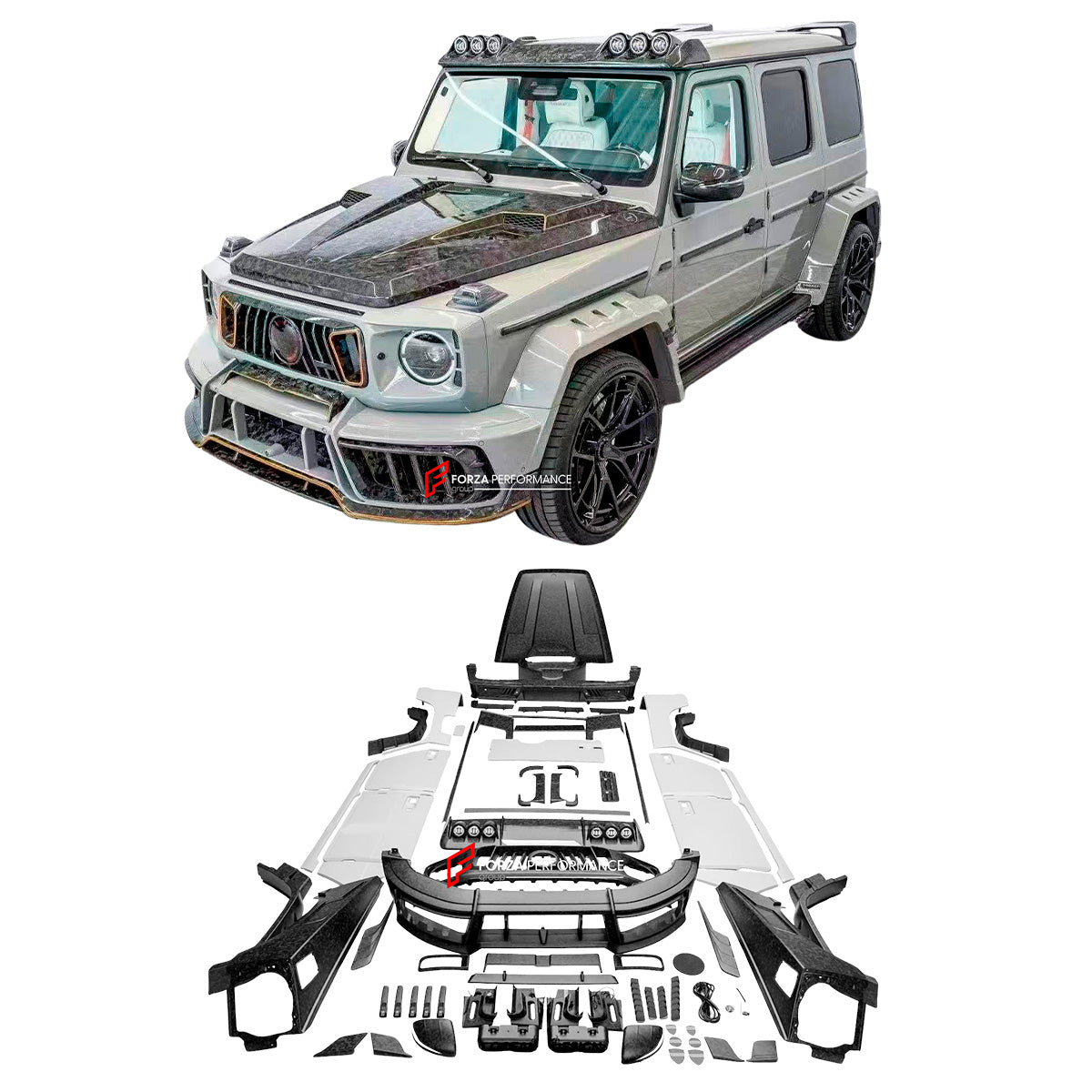 CARBON WIDE BODY KIT for MERCEDES-BENZ G-CLASS G63 W465 2024+ custom fit MANSORY GRONOS GRANDE ENTREE 2025 WIDE BODY KIT