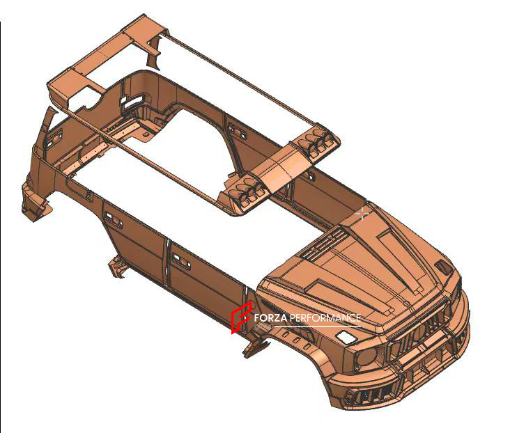 CARBON WIDE BODY KIT for MERCEDES-BENZ G-CLASS G63 W465 2024+ custom fit MANSORY GRONOS GRANDE ENTREE 2025 WIDE BODY KIT