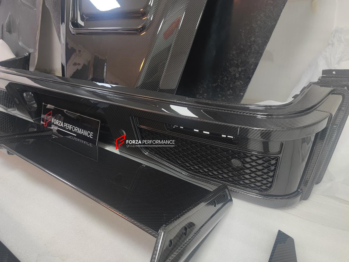 CARBON BODY KIT for MERCEDES-BENZ G-CLASS G63 W465 2024+


Set includes:

Front Bumper Assembly

Hood / Bonnet
Roof LED DRL Bar
Fender Flares
Rear Spoiler

Rear Bumper 


Material: Carbon Fiber

NOTE: Professional installation is required.