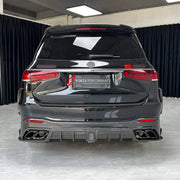 CARBON BODY KIT for MERCEDES-BENZ GLS-CLASS AMG X167 GLS63 2020 - 2023 FORZA PERFORMANCE custom fit Mansory Style

Set includes:
Front Lip
Front Bumper Air Vent Covers
Front Grille
Side Fender Vents
Fender Flares
Roof Spoiler
Rear Bumper Fins
Rear Diffuser
Exhaust Tips

Material: Carbon

NOTE: Professional installation is required.
