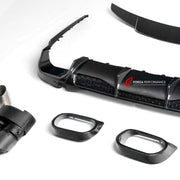 DRY CARBON BODY KIT for Mercedes Benz S CLASS S63 W223 2021+
Set includes:

Front Lip
Front Bumper Vents
Led Light Covers / Front Fascia Attachments
Rear Diffuser
Trunk Spoiler
Exhaust Tips
Material: Dry Carbon

NOTE: Professional installation is required.